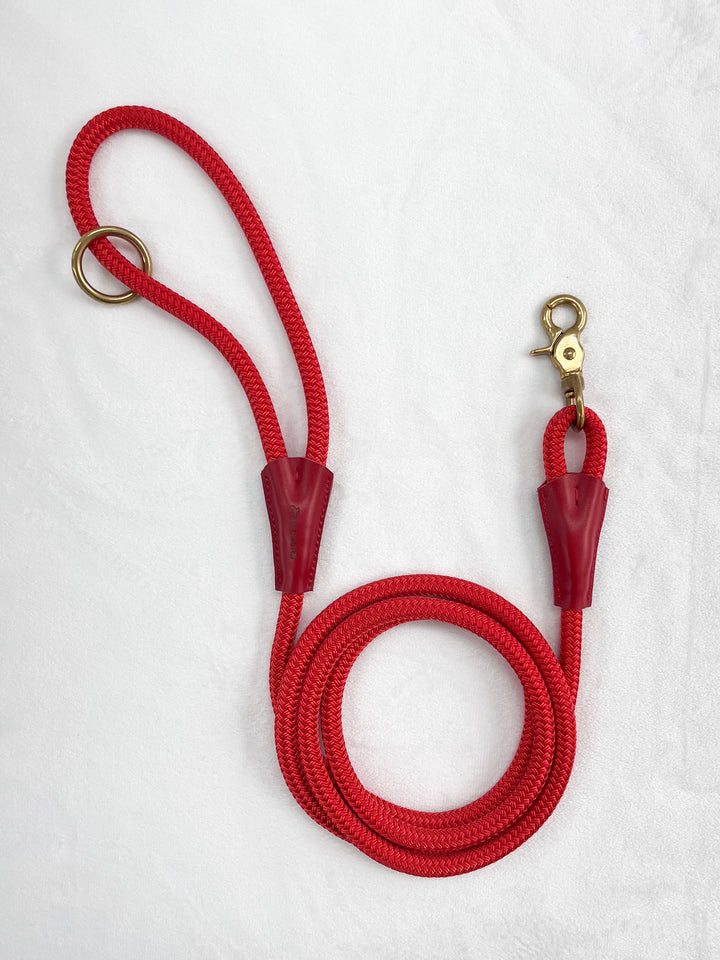 Signature Martingale Collar & Rope Lead Set | Red