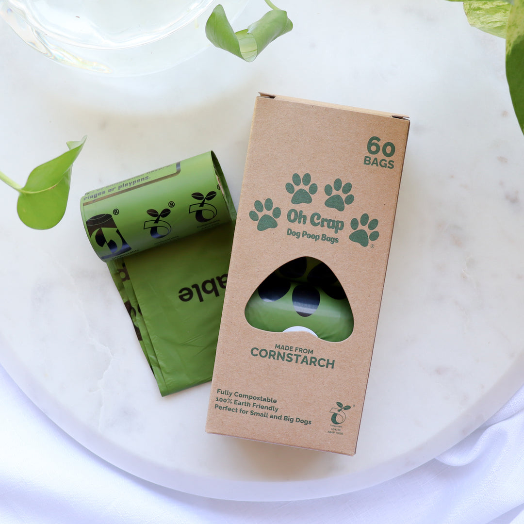 oh crap compostable dog poop bags