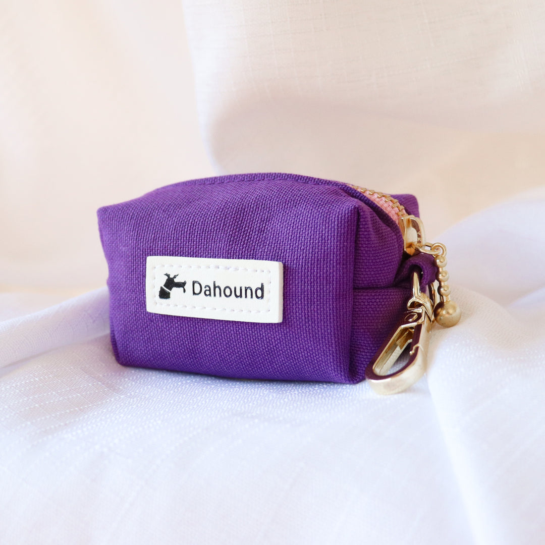 Purple Dog Poop Bag Holder