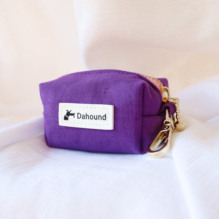 Purple Dog Poop Bag Holder