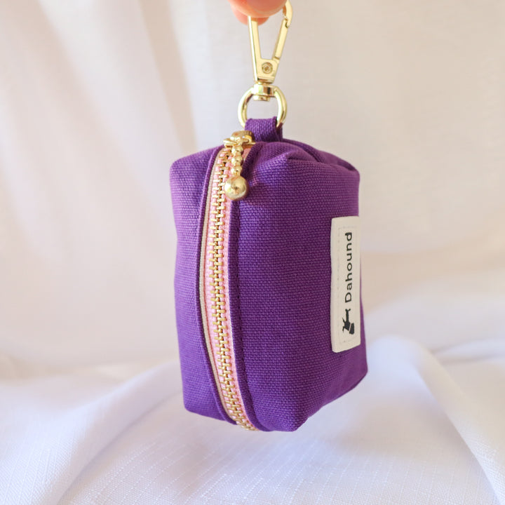 Purple Dog Poop Bag Dispenser