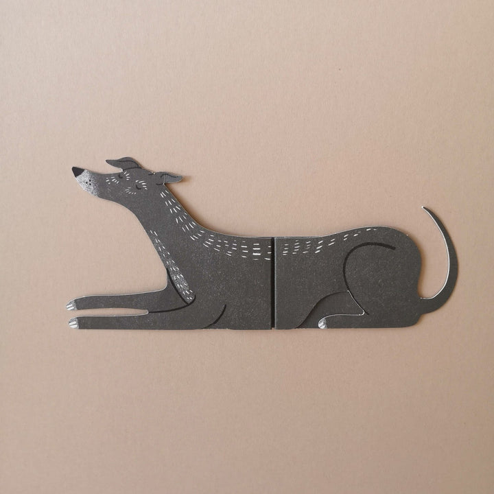 Extendable Black Greyhound Cards