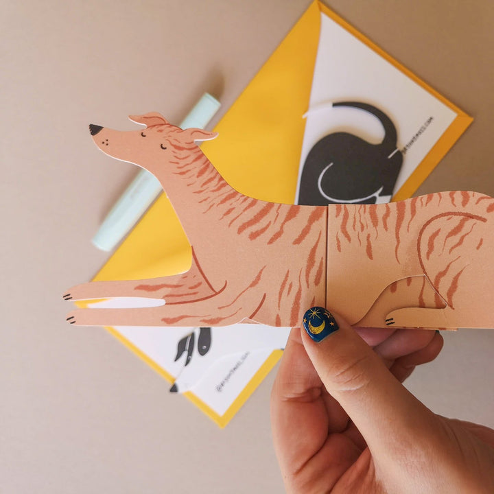 Brindle Greyhound Cards