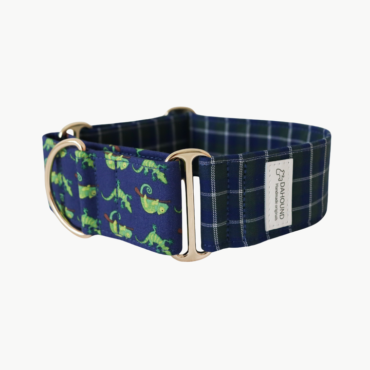Wide Martingale Collar | Classy Reptiles (Limited Edition)