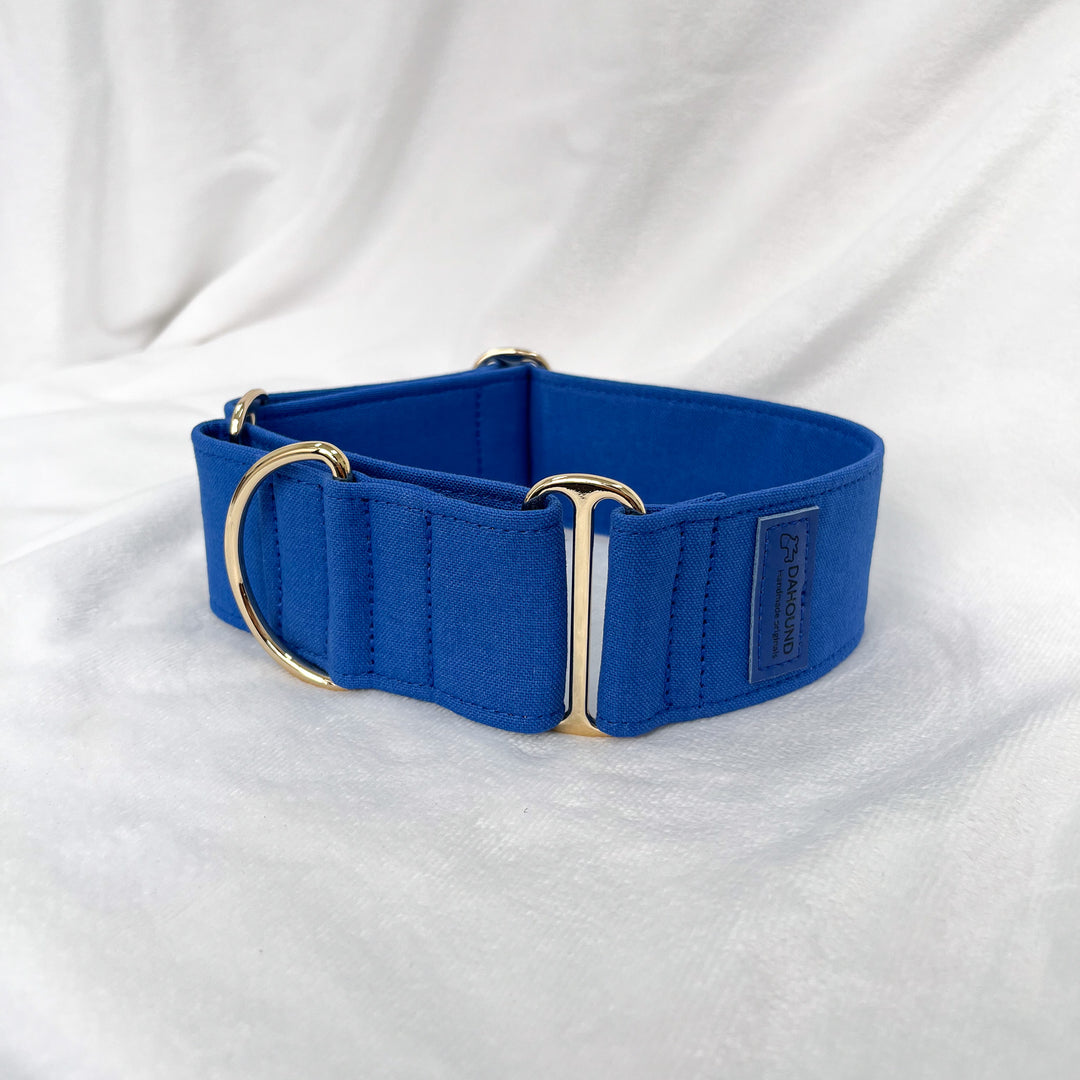 Dazzling Blue Martingale Collar For Greyhounds, Whippets and Italian Greyhounds