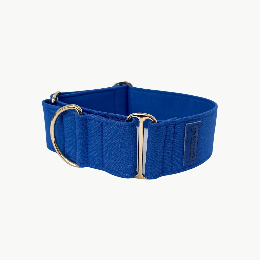 Dazzling Blue Martingale Collar for Greyhound, Whippets and Italian Greyhounds