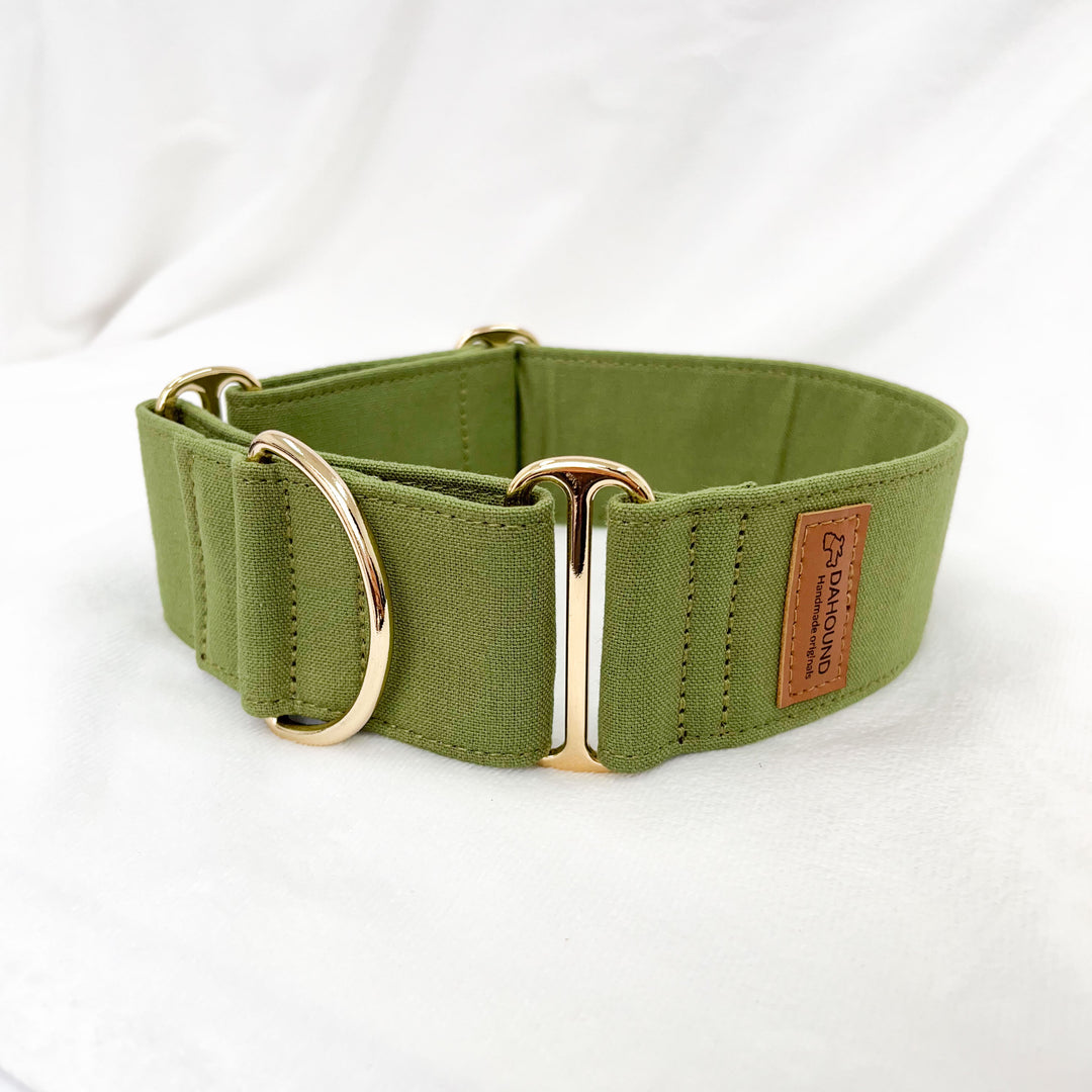 Olive Green Martingale Collar